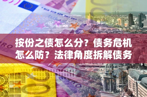北京按份之债怎么分？债务危机怎么防？法律角度拆解债务分配与风险自保指南