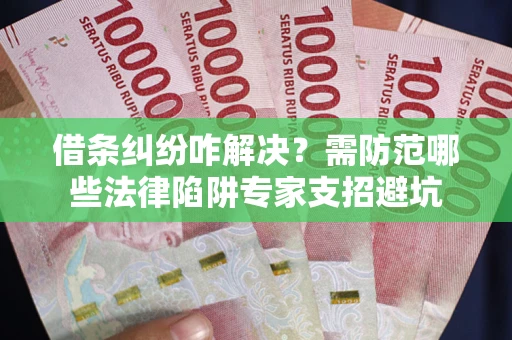 北京借条纠纷咋解决？需防范哪些法律陷阱专家支招避坑