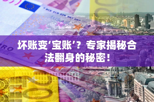 北京坏账变‘宝账’？专家揭秘合法翻身的秘密！