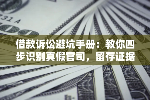 北京借款诉讼避坑手册：教你四步识别真假官司，留存证据不踩雷