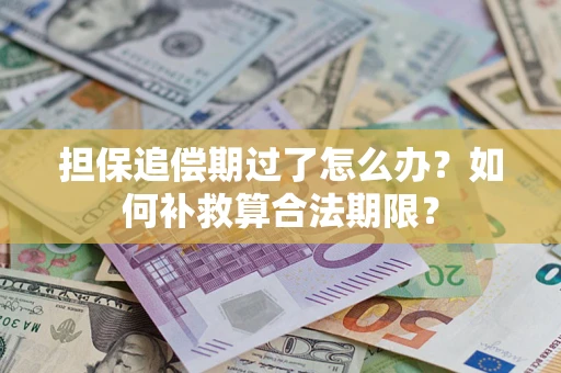 北京担保追偿期过了怎么办？如何补救算合法期限？