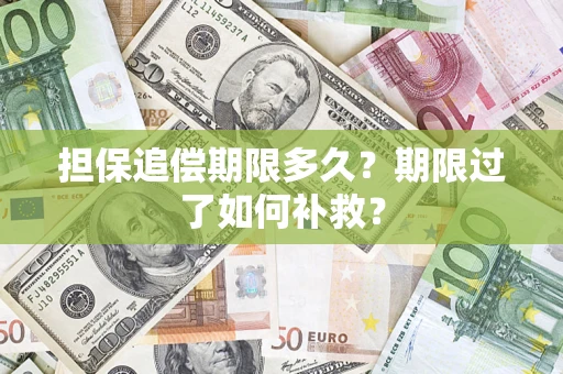 北京担保追偿期限多久？期限过了如何补救？
