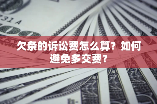 北京欠条的诉讼费怎么算？如何避免多交费？