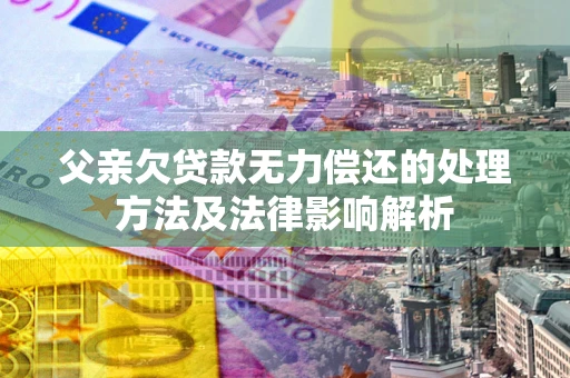 北京父亲欠贷款无力偿还的处理方法及法律影响解析