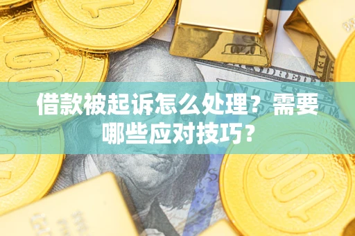 北京借款被起诉怎么处理？需要哪些应对技巧？