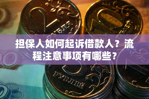 北京担保人如何起诉借款人？流程注意事项有哪些？